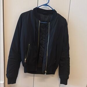 Topshop Black Bomber jacket